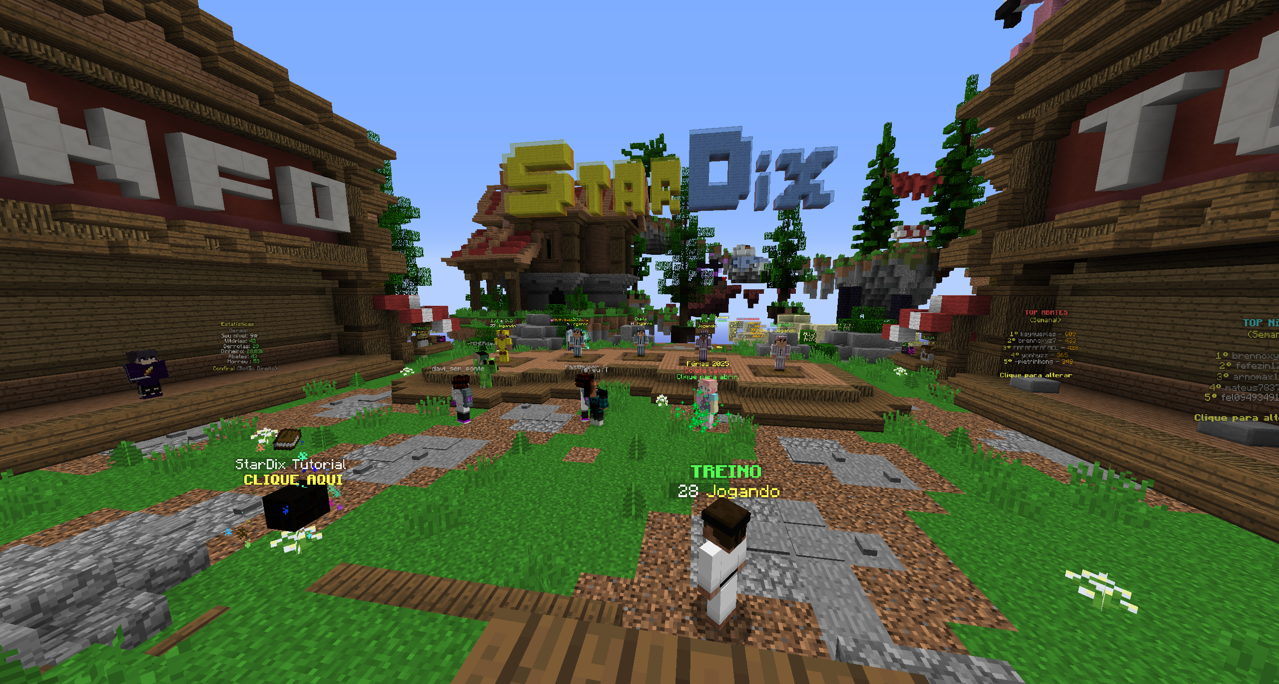 BedWars spawn area from StarDix Minecraft server BedWars spawn area from StarDix Minecraft server