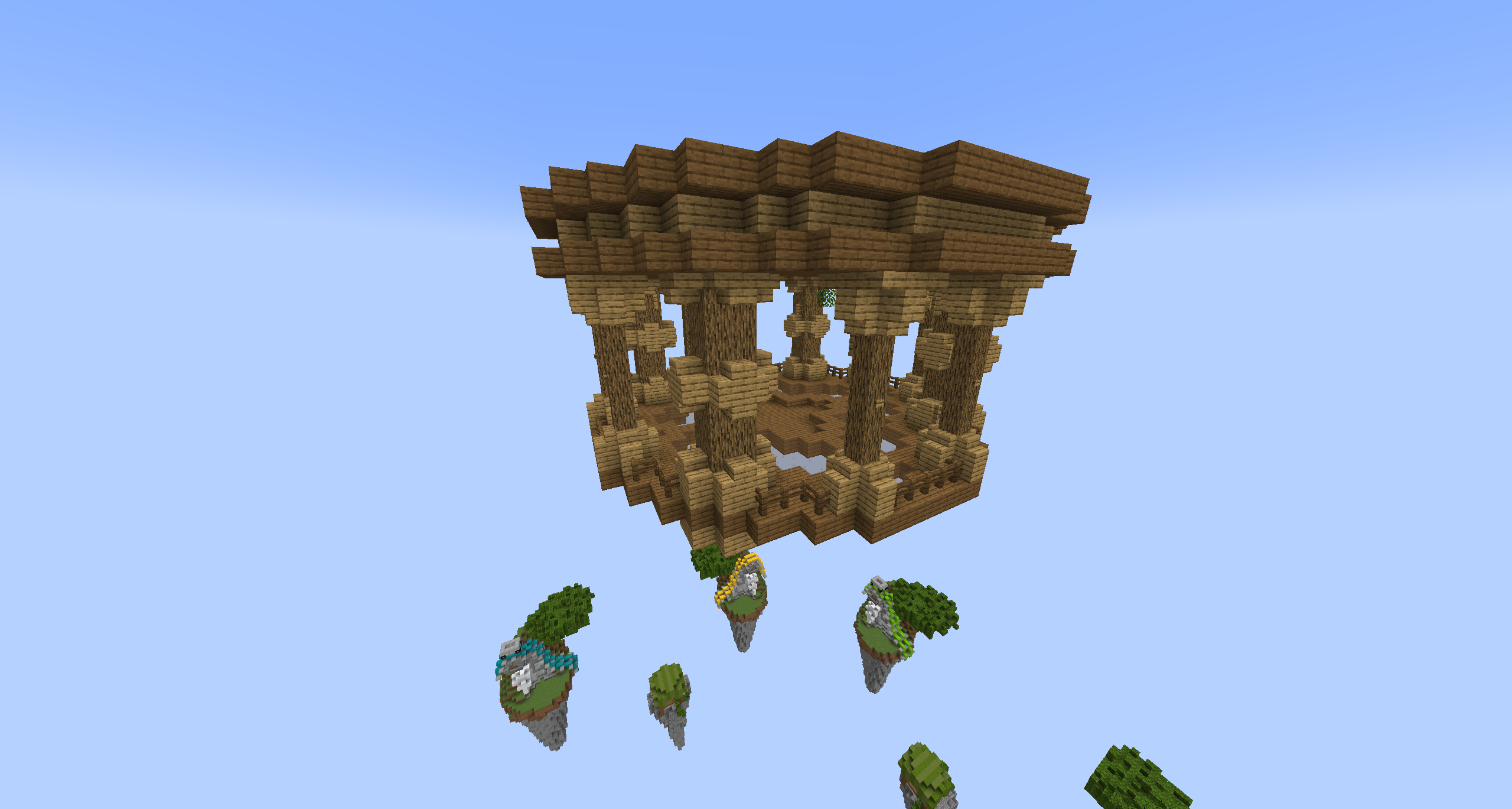 Bedwars Minecraft Roller Coaster Map 02 Bedwars Minecraft Roller Coaster Map 02