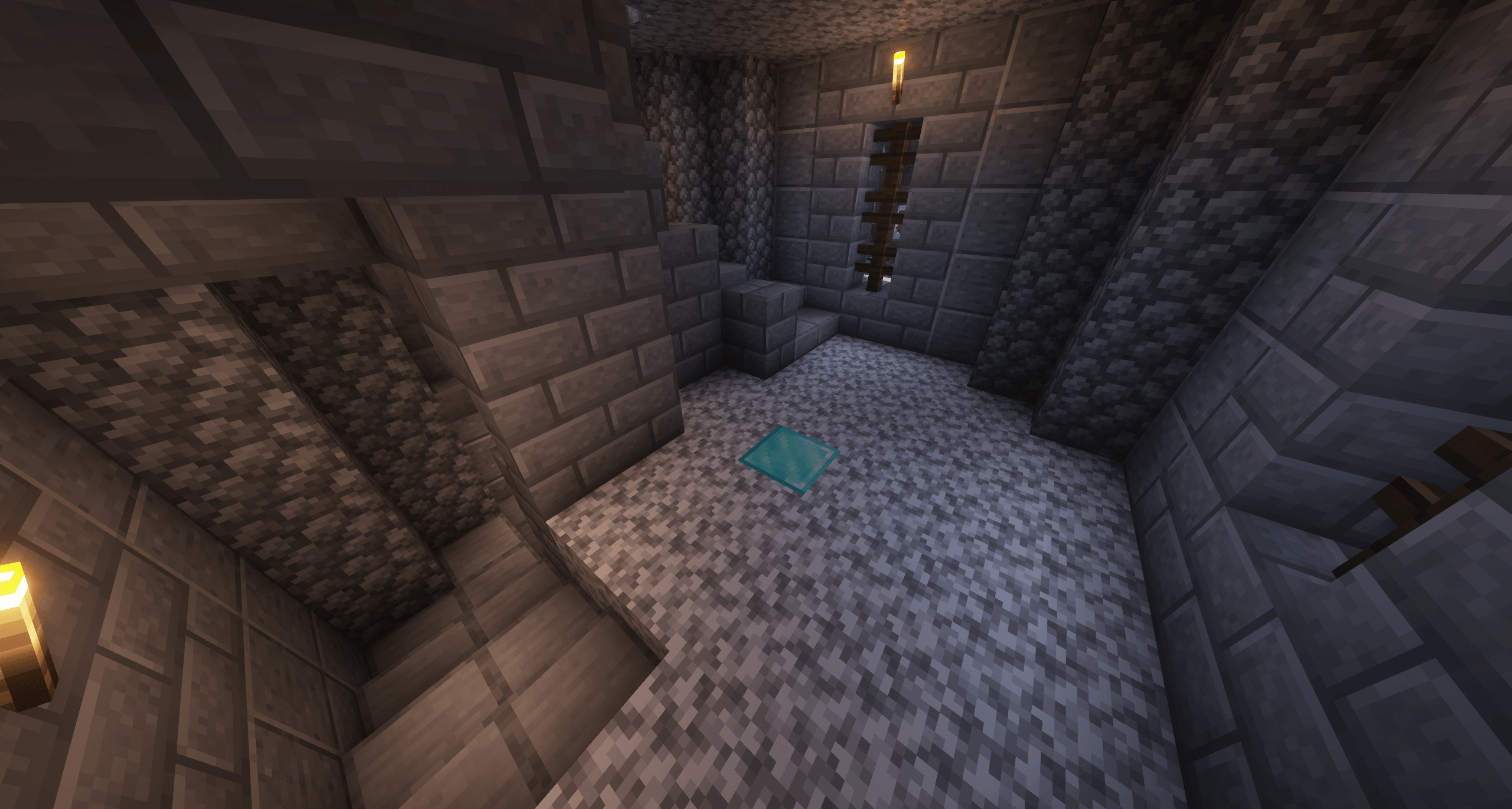 Mini feast with diamond generator Mini feast island with diamond generator in the BedWars Kingdom map.