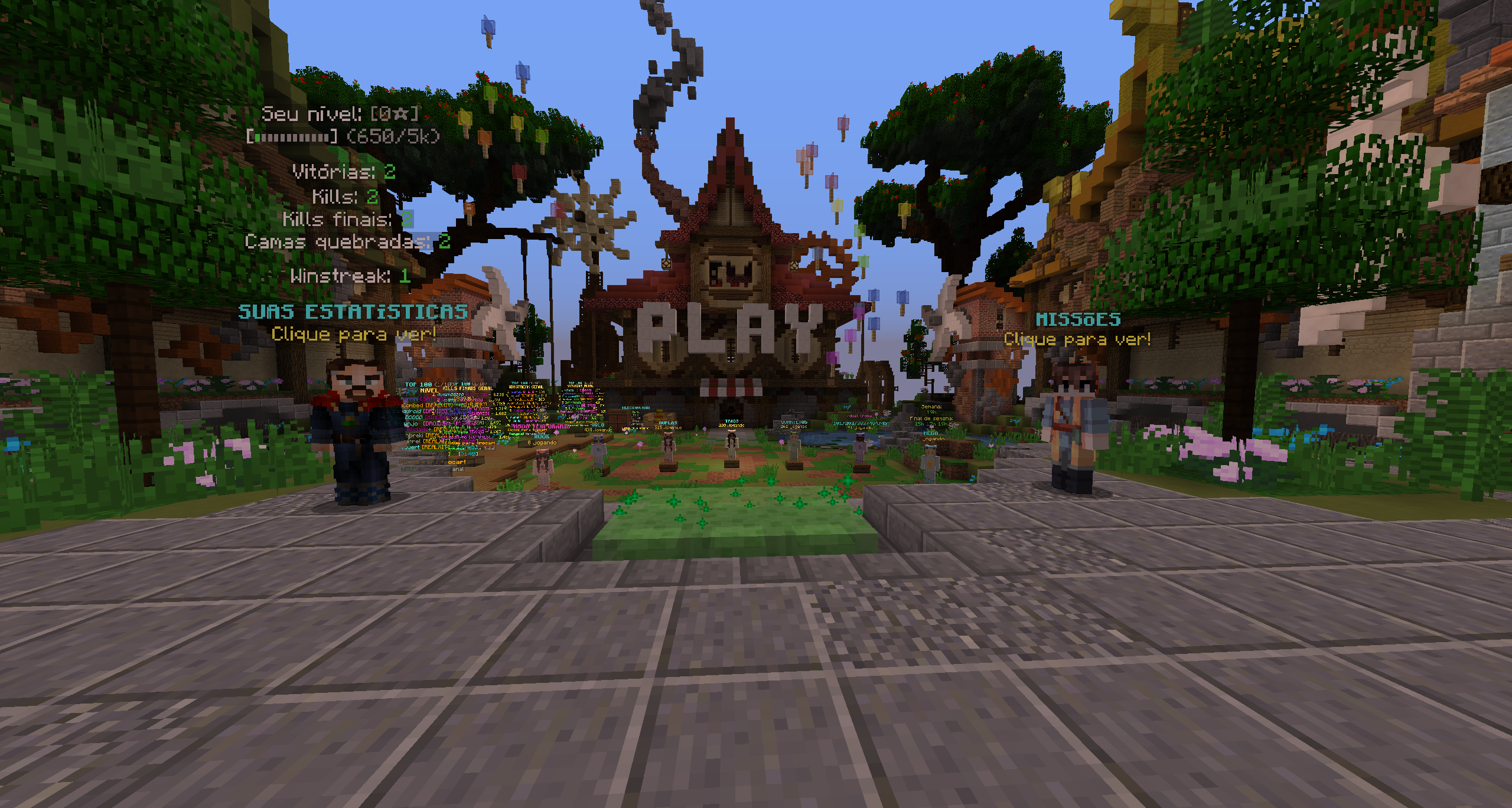 Spawn do BedWars do MushMC Spawn do BedWars do MushMC