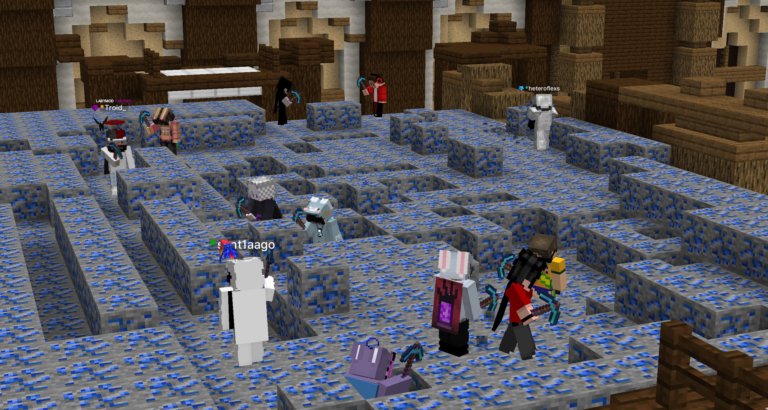 Warp Mina RankUP Minecraft Server GladMC